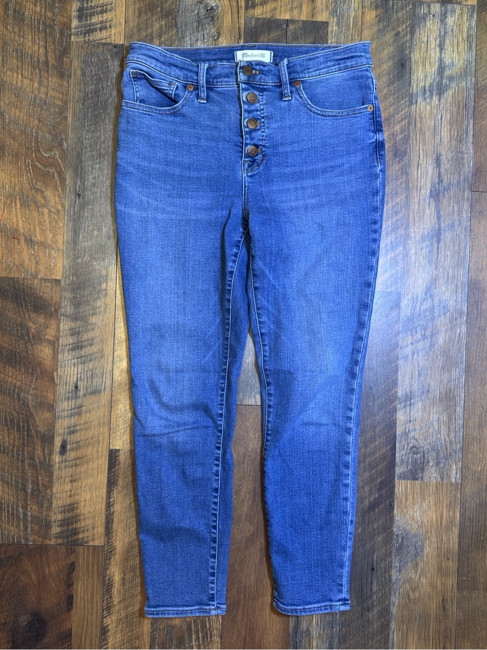 Madewell 9 inch Mid Rise Skinny Crop jeans size 29